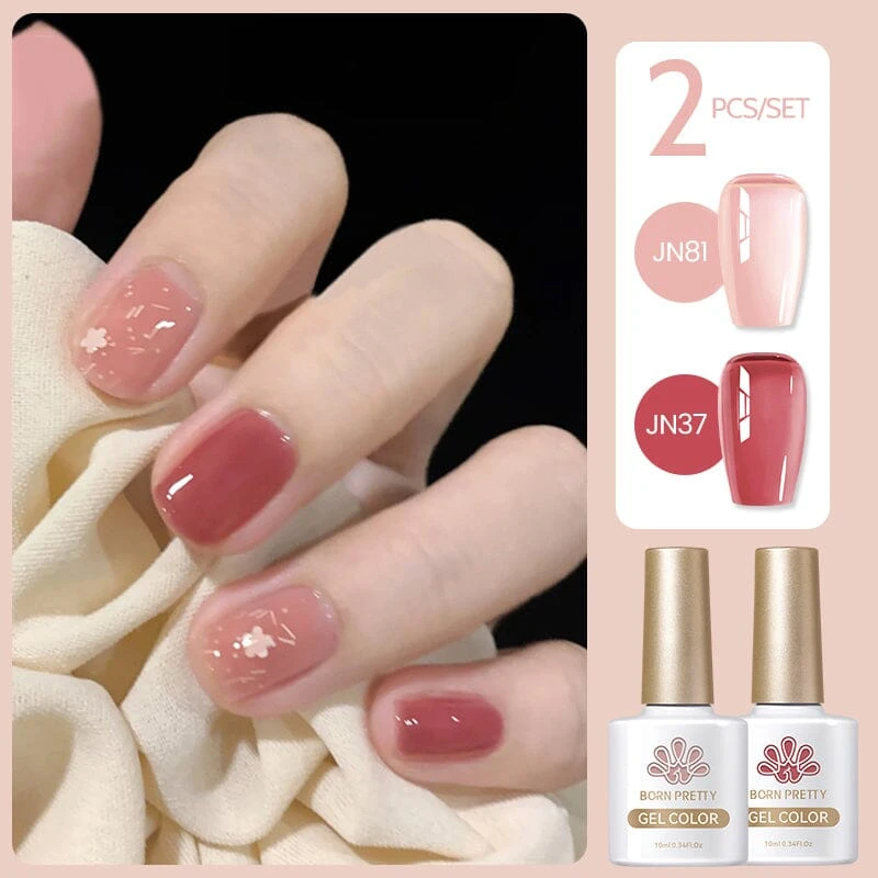 2 Colors Set #20 Jelly Nude Gel 10ml 1 2 Colors Set #20 Jelly Nude Gel 10ml
