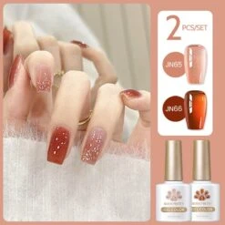 2 Colors Set #25 Jelly Nude Gel 10ml