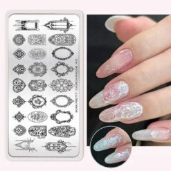 CHURCH WINDOW-N12 Nail Stamping Plate 9 CHURCH WINDOW-N12 Nail Stamping Plate -Born Pretty Salon 60276 1 zhu 4 3eec28ed 3272 4fe1 b14c c0a478122e2f