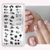 FLOWERS-N15 Nail Stamping Plate