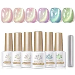 6 Colors Green Light Cat Magnetic Gel Polish Set 7ml