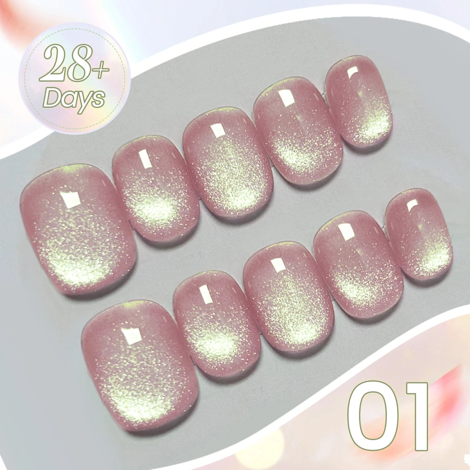 6 Colors Green Light Cat Magnetic Gel Polish Set 7ml 8 6 Colors Green Light Cat Magnetic Gel Polish Set 7ml - Image 8