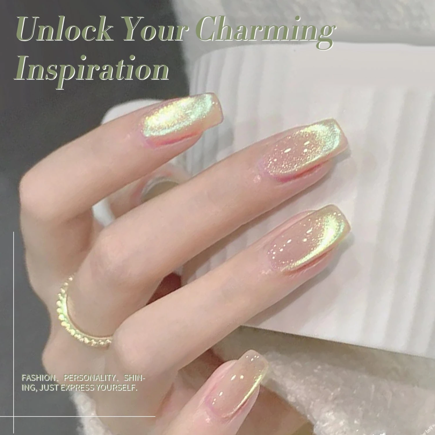 6 Colors Green Light Cat Magnetic Gel Polish Set 7ml 2 6 Colors Green Light Cat Magnetic Gel Polish Set 7ml - Image 2