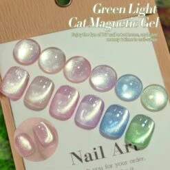 6 Colors Green Light Cat Magnetic Gel Polish Set 7ml 19 6 Colors Green Light Cat Magnetic Gel Polish Set 7ml -Born Pretty Salon 60342 ZI 7