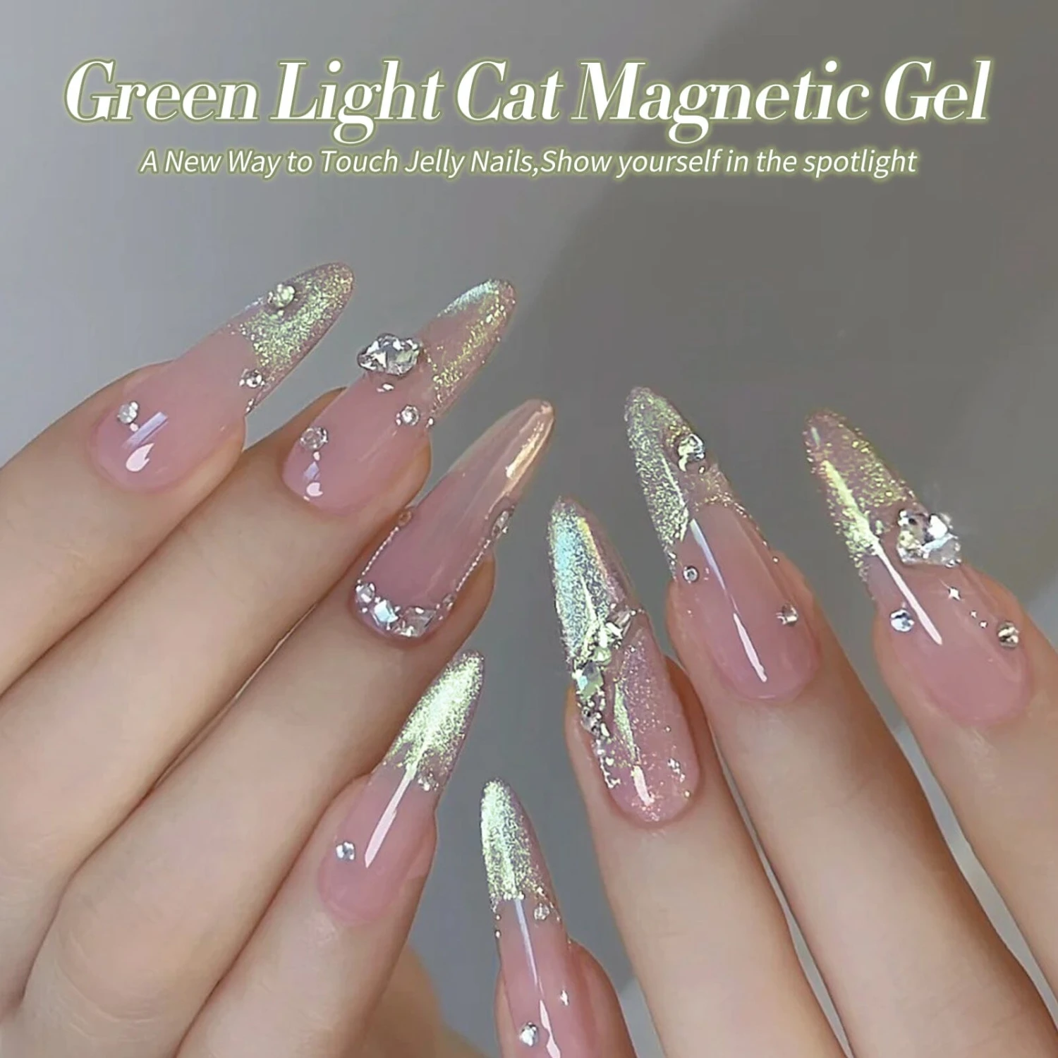 6 Colors Green Light Cat Magnetic Gel Polish Set 7ml 3 6 Colors Green Light Cat Magnetic Gel Polish Set 7ml - Image 3