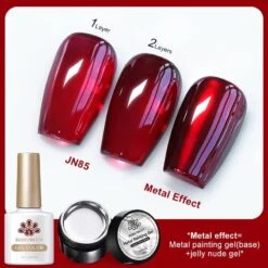 3pcs Metal Effect Gel Set -Born Pretty Salon 60343 TSX 15 34774eee cbbb 470b bfbe 30fe2efea22f