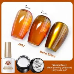 3pcs Metal Effect Gel Set -Born Pretty Salon 60343 TSX 17 06486c87 2582 4051 b383 c5165b39dfaa