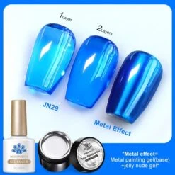3pcs Metal Effect Gel Set -Born Pretty Salon 60343 TSX 1 34680c3f 2c61 405a 9c09 717421d21fad