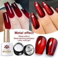 3pcs Metal Effect Gel Set #11 -Born Pretty Salon 60343 ZHU 4 3d4df26c 0464 4907 b167 f0eda49865da