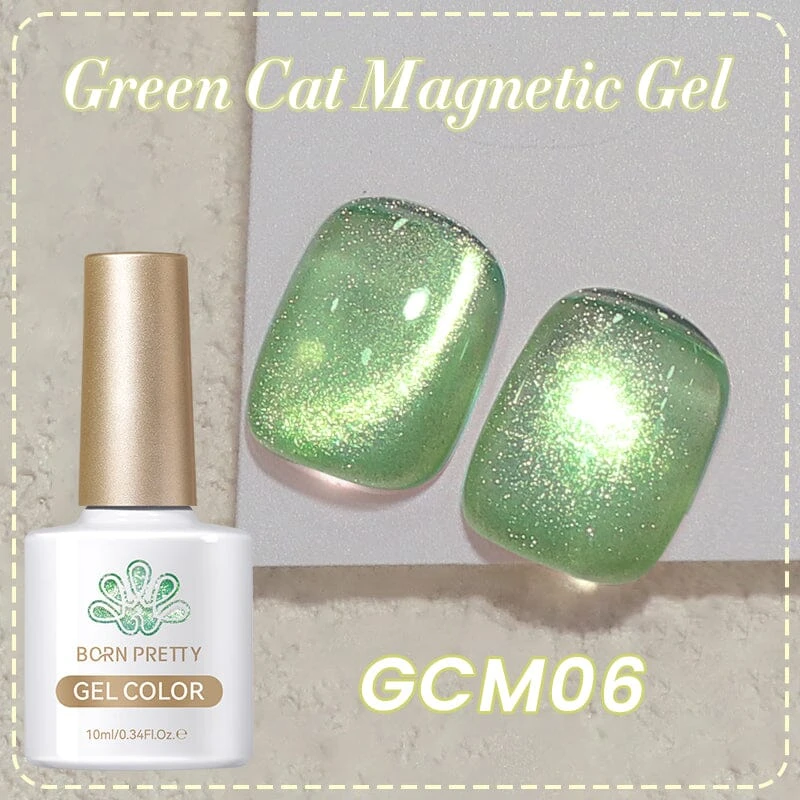 Green Cat Magnetic Gel Polish GCM06 10ml 1 Green Cat Magnetic Gel Polish GCM06 10ml