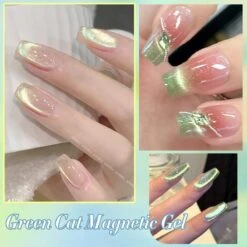 Green Cat Magnetic Gel Polish 10ml -Born Pretty Salon 60345 ZI 4