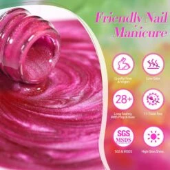 6 Colors Neon Glass Cat Magnetic Gel 7ml -Born Pretty Salon 60394 ZI 7