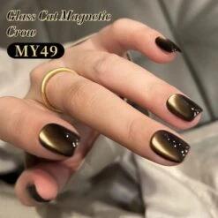 Black Glass Cat Magnetic Gel Polish 10ml 27 Black Glass Cat Magnetic Gel Polish 10ml -Born Pretty Salon 60419 SXB 2