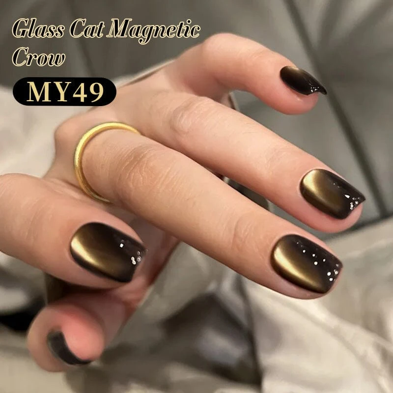 Black Glass Cat Magnetic Gel Polish 10ml 14 Black Glass Cat Magnetic Gel Polish 10ml - Image 14