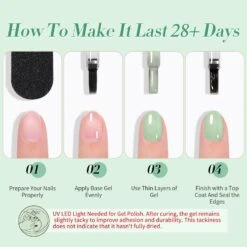 6 Colors Jelly Gel Polish Set Jade Breeze 7ml -Born Pretty Salon 60431 ZI 8