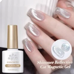 Shimmery Reflective Cat Magnetic Gel SR01 10ml -Born Pretty Salon 60441 1 ZHU 3