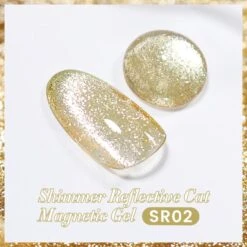 Shimmery Reflective Cat Magnetic Gel SR02 10ml -Born Pretty Salon 60441 2 ZI 1
