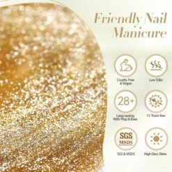 Shimmery Reflective Cat Magnetic Gel SR02 10ml -Born Pretty Salon 60441 2 ZI 3