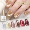 6 Colors Shimmery Reflective Cat Magnetic Gel 10ml