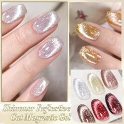 Shimmery Reflective Cat Magnetic Gel Polish 10ml -Born Pretty Salon 60441 ZI 4 1