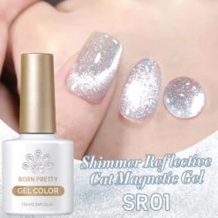 6 Colors Shimmery Reflective Cat Magnetic Gel 10ml -Born Pretty Salon 60441 ZSXB 1