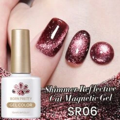 Shimmery Reflective Cat Magnetic Gel Polish 10ml -Born Pretty Salon 60441 ZSXB 6 1
