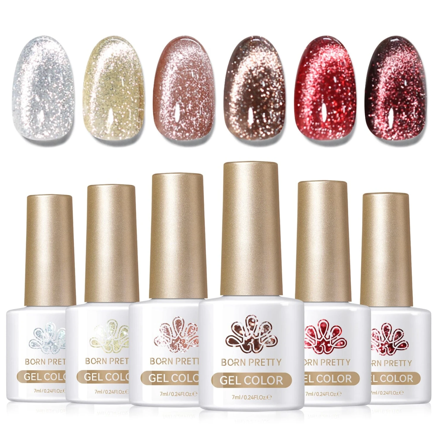 6 Colors Red Cat Magnetic Gel Polish Set Shimmery Reflective 7ml 1 6 Colors Red Cat Magnetic Gel Polish Set Shimmery Reflective 7ml