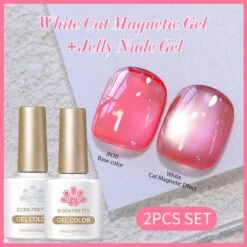 2 Bottles Magnetic Gel & Jelly Gel Set #04
