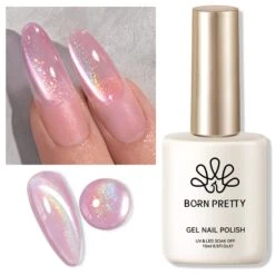 Pink Fantasy Rainbow Glass Cat Magnetic Gel Polish 15ml
