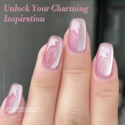 Pink Fantasy Rainbow Glass Cat Magnetic Gel Polish 15ml -Born Pretty Salon 60546 ZI 2