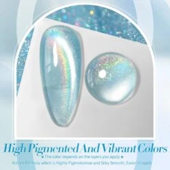 BORN PRETTY Rainbow Glass Cat Magnetic Gel Polish Fairy Dust 15ml -Born Pretty Salon 60547 ZI 1