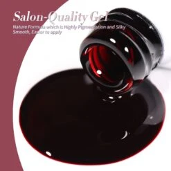 6 Colors Red Jelly Gel Polish Set Blood Mary 7ml -Born Pretty Salon 60563 ZI2 1