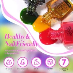6 Colors Neon Glass Jelly Nail Polish Neon Glow 10ml 21 6 Colors Neon Glass Jelly Nail Polish Neon Glow 10ml -Born Pretty Salon 60580 ZI 7