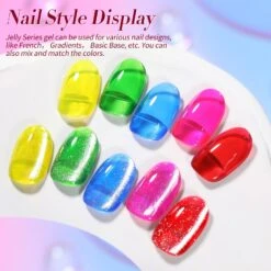 6 Colors Mystic Aurora Ice Jelly Gel Polish Set 7ml -Born Pretty Salon 60587 ZI 7
