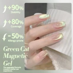 Green Cat Magnetic Gel Polish GCM02 15ml -Born Pretty Salon 60591 ZI 4