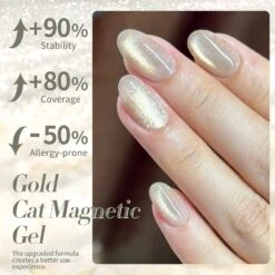 BORN PRETTY Gold Cat Magnetic Gel GC01 15ml -Born Pretty Salon 60592 ZI 4