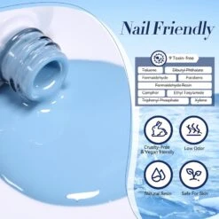 6 Colors Blue Cosmic Color Gel Polish Set 7ml -Born Pretty Salon 60602 ZI 5