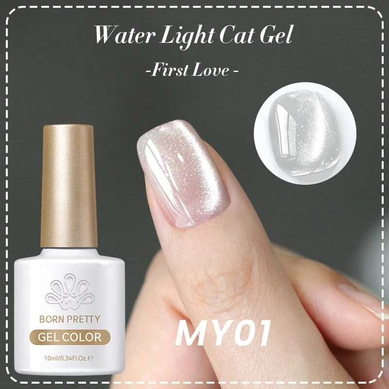 Water Light Cat Magnetic Gel Polish First Love MY01 10ml 8 Water Light Cat Magnetic Gel Polish First Love MY01 10ml - Image 8