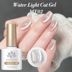 Water Light Cat Magnetic Gel Polish First Love MY02 10ml -Born Pretty Salon 60608 2 ZHU 2