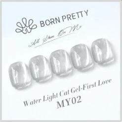 Water Light Cat Magnetic Gel Polish First Love MY02 10ml -Born Pretty Salon 60608 2 ZI 2