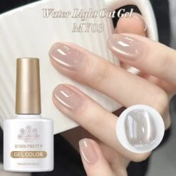 Water Light Cat Magnetic Gel Polish First Love MY03 10ml -Born Pretty Salon 60608 3 ZHU 2
