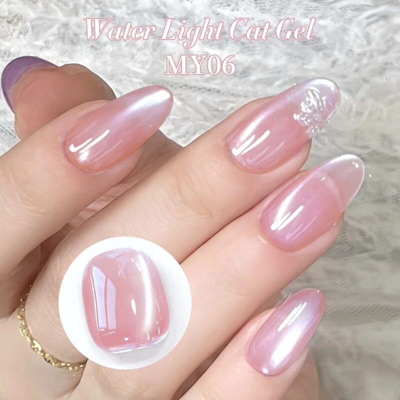 Water Light Cat Magnetic Gel Polish First Love MY06 10ml 2 Water Light Cat Magnetic Gel Polish First Love MY06 10ml - Image 2