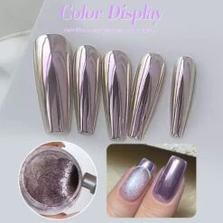 Purple Cat Magnetic Chrome Powder -Born Pretty Salon 60634 ZI 1