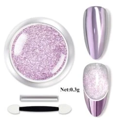 Purple Cat Magnetic Chrome Powder -Born Pretty Salon 60634 ZL