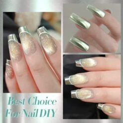 Green Cat Magnetic Mirror Metallic Chrome Nail Powder -Born Pretty Salon 60635 ZI 5