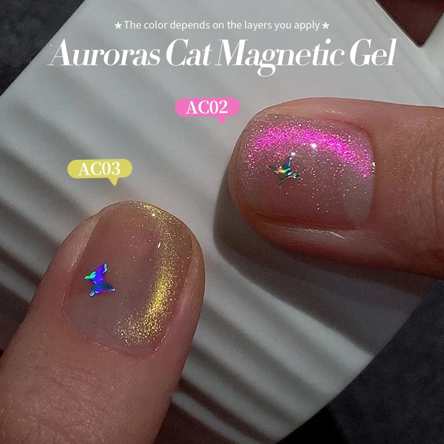 6 Colors Auroras Cat Magnetic Gel Angel Tears 7ml 6 6 Colors Auroras Cat Magnetic Gel Angel Tears 7ml - Image 6