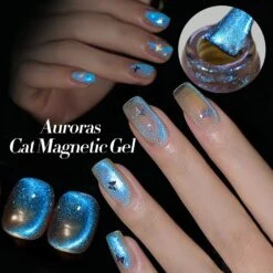 6 Colors Auroras Cat Magnetic Gel Angel Tears 7ml 12 6 Colors Auroras Cat Magnetic Gel Angel Tears 7ml -Born Pretty Salon 60655 ZI 6