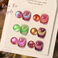 6 Colors Cat Magnetic Gel Polish Set Colored Glass 7ml -Born Pretty Salon 60656 ZI 8