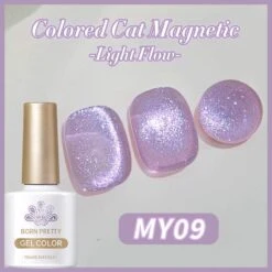 Light Flow Colored Cat Magnetic Gel Polish 10ml -Born Pretty Salon 60663 SX 3