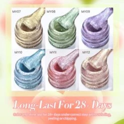 Light Flow Colored Cat Magnetic Gel Polish 10ml -Born Pretty Salon 60663 ZHUC 5